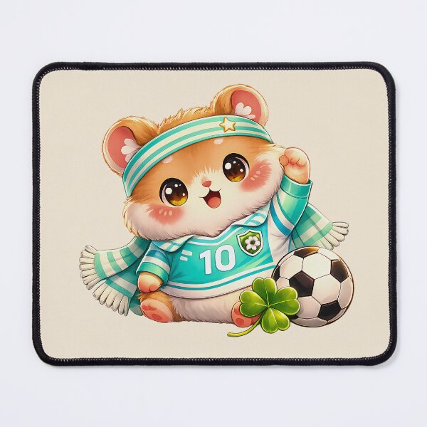 Item preview, Lucky Jersey Hamster ?? Cute Football Fan Design designed and sold by Pick'n Quick.