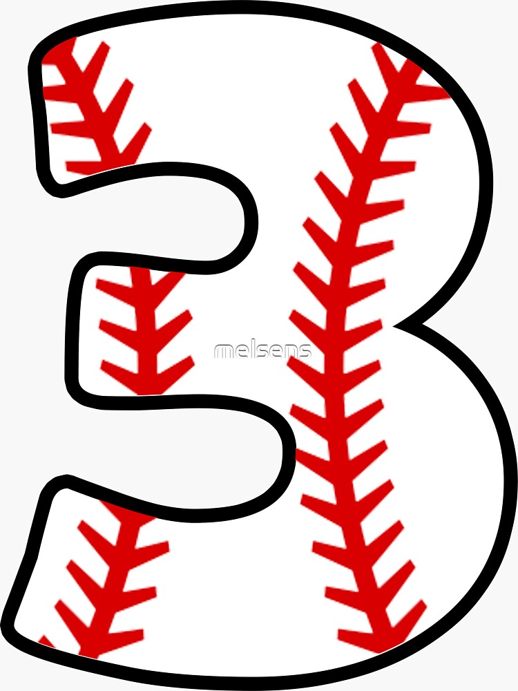 Number 2 Baseball #2 Magnet for Sale by melsens