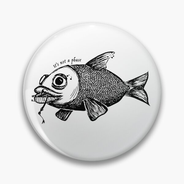 Item preview, Edgy Fish with Piercings designed and sold by hannahsinkpen.
