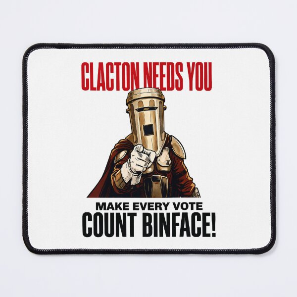 Item preview, VOTE BINFACE, Vote Count Binface - Count Binface designed and sold by EthaMalen.