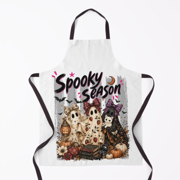 Item preview, Spooky Season Cute Ghosts and Pumpkins designed and sold by NightSpell.