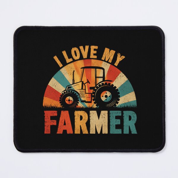 Item preview, I Love My Farmer Farming Agriculture Farmer's Wife Girlfriend designed and sold by HumansStuck12.