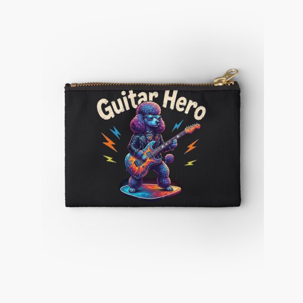 Item preview, Guitar Hero, Poodle Dog Playing on Electric Guitar designed and sold by Evelashop.