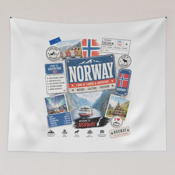 Item preview, Norway Passport Memories designed and sold by EdwinkOne.