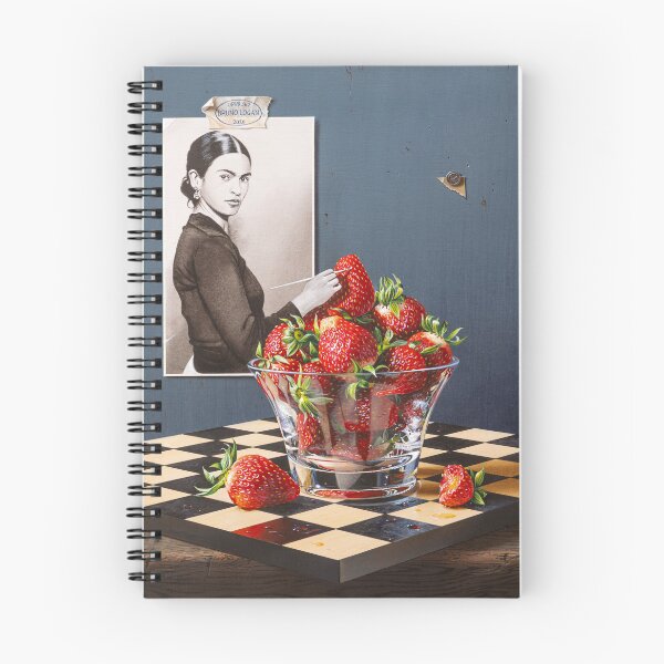 Item preview, Frida Kahlo's Strawberries - painting by Bruno Logan designed and sold by brunologan.