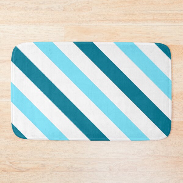 Item preview, Blue Diagonal Stripe Pattern designed and sold by Pattern Petals.