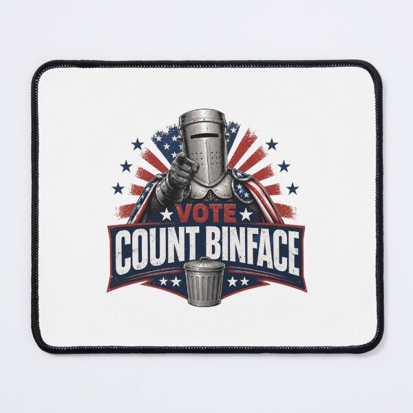 Item preview, VOTE BINFACE, Vote Count Binface - Count Binface designed and sold by EthaMalen.