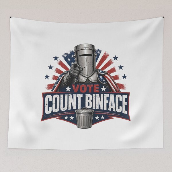 Item preview, VOTE BINFACE, Vote Count Binface - Count Binface designed and sold by EthaMalen.