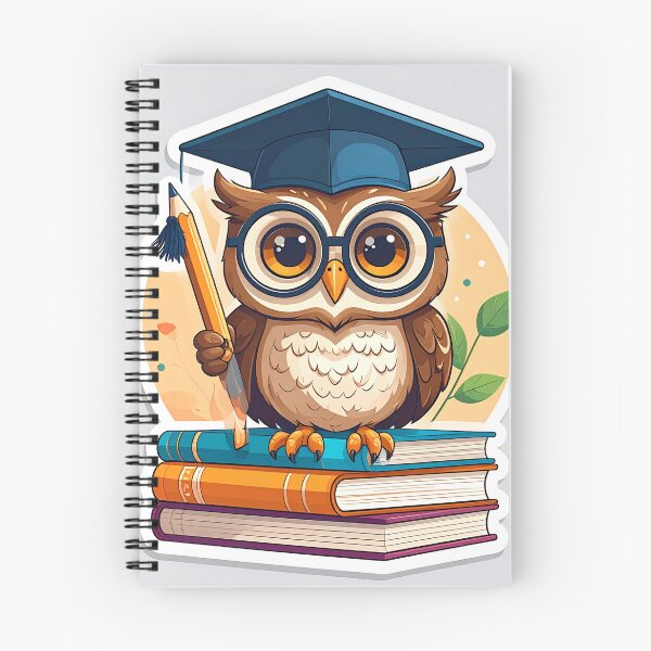 Item preview, Cute Owl Sitting on a Stack of School Books | Back to School Sticker designed and sold by OksArtStudio.