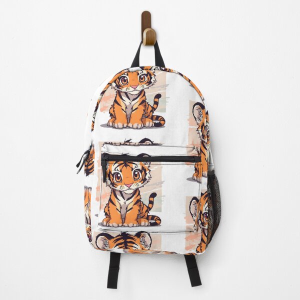 Item preview, Cute Kawaii Tiger Cub Sticker | Adorable Baby Tiger Cartoon Animal Illustration designed and sold by dreamz-world.
