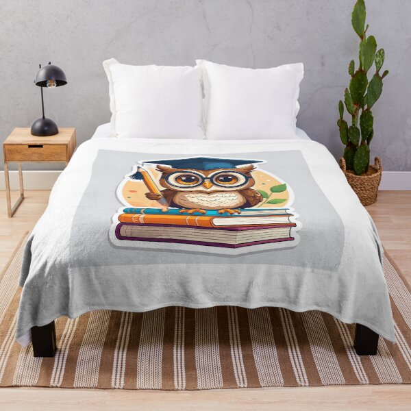 Item preview, Cute Owl Sitting on a Stack of School Books | Back to School Sticker designed and sold by OksArtStudio.
