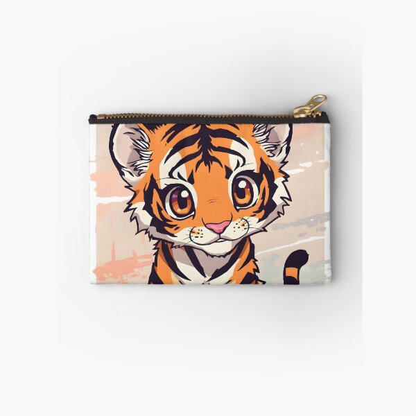 Item preview, Cute Kawaii Tiger Cub Sticker | Adorable Baby Tiger Cartoon Animal Illustration designed and sold by dreamz-world.