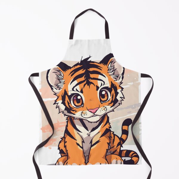 Item preview, Cute Kawaii Tiger Cub Sticker | Adorable Baby Tiger Cartoon Animal Illustration designed and sold by dreamz-world.