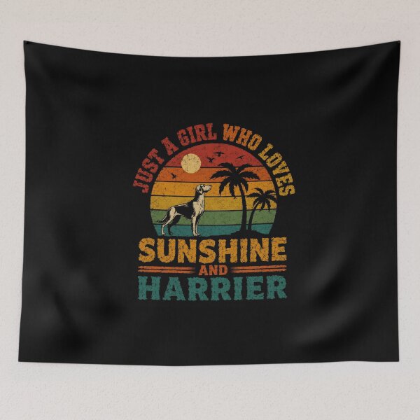 Item preview, Just A Girl Who Loves Sunshine And Harrier Dog Lover Pet Owner Woman designed and sold by HumansStuck12.