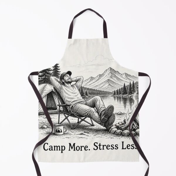 Aperçu de l'œuvre Camp More. Stress Less. créée et vendue par CinemaChronik.