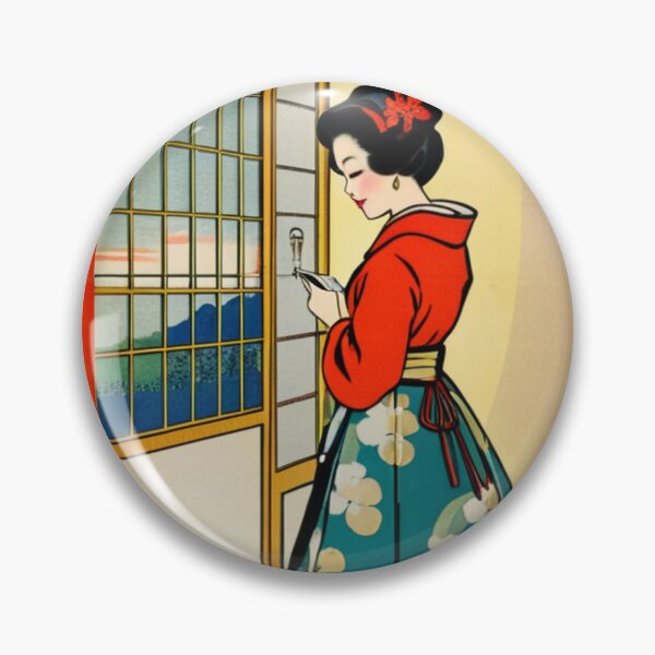 Item preview, Art - Japanese Art Deco Woman, Elegant Style of the 1920s-1930s designed and sold by Beat-It.