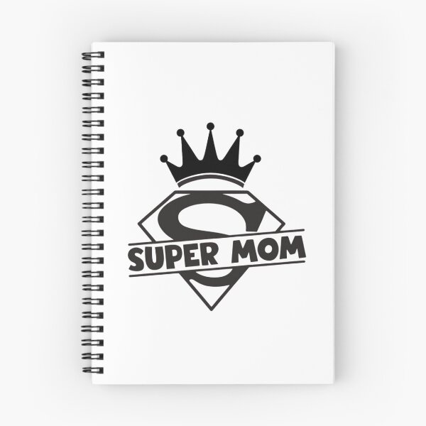 Item preview, Super Mom Crown Superhero Shield Typography designed and sold by Macias123.
