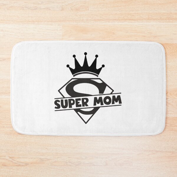 Item preview, Super Mom Crown Superhero Shield Typography designed and sold by Macias123.