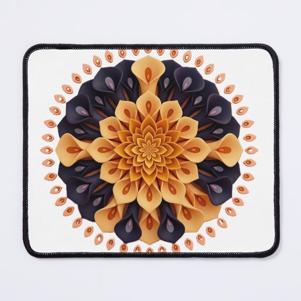 Item preview, Warm Floral Geometric Pattern designed and sold by samuel2025.