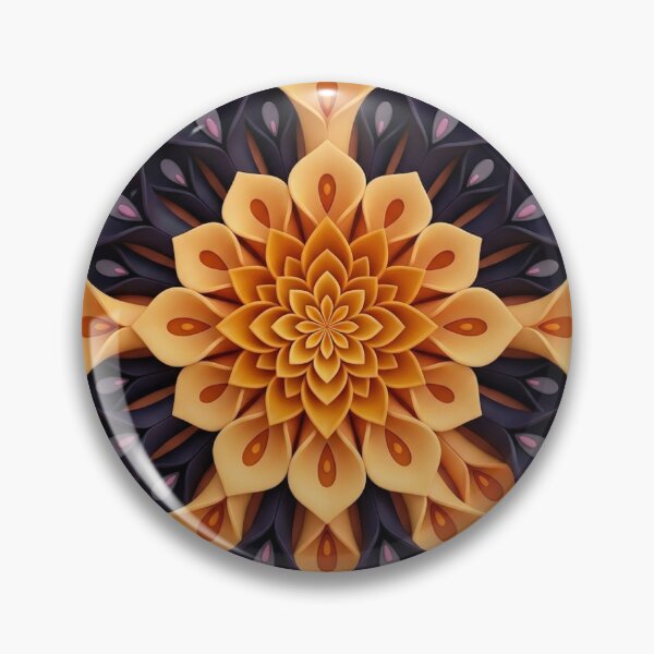 Item preview, Warm Floral Geometric Pattern designed and sold by samuel2025.