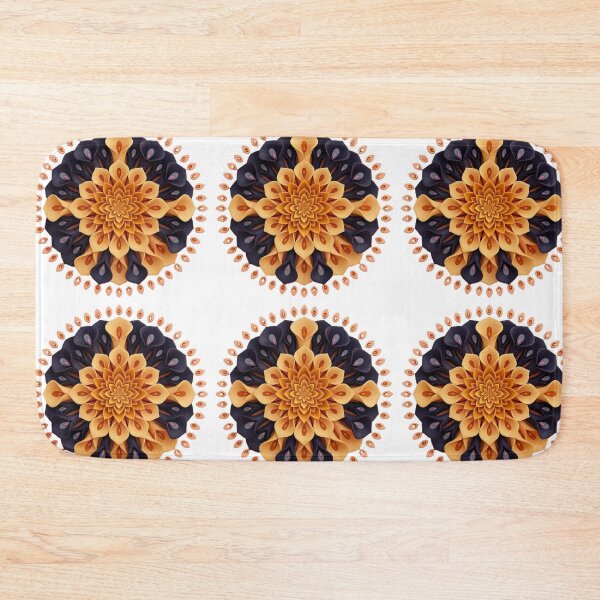 Item preview, Warm Floral Geometric Pattern designed and sold by samuel2025.