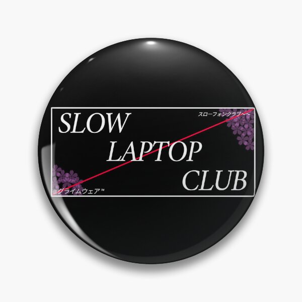 Item preview, Slow laptop club similar to car slapstickers jdm wob designed and sold by GrimeWear.
