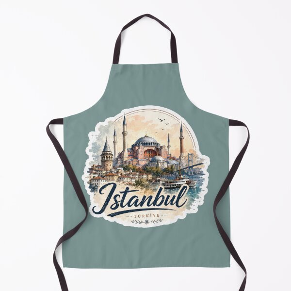 Item preview, Vintage Istanbul Travel Art Türkiye designed and sold by GusiaTreasures.