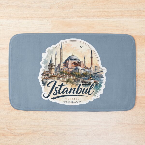 Item preview, Vintage Istanbul Travel Art Türkiye designed and sold by GusiaTreasures.