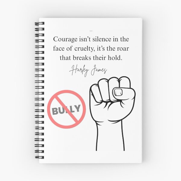 Item preview, Courage isn't Silence designed and sold by HJ-Fiction.