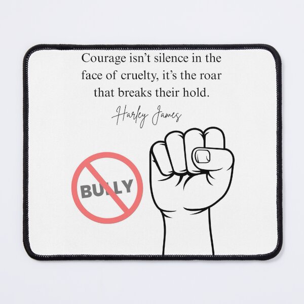 Item preview, Courage isn't Silence designed and sold by HJ-Fiction.
