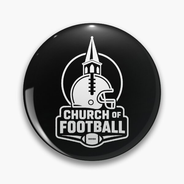 Artikelvorschau, Kirche der Fußballfans (Weiß) entworfen und verkauft von DredMuunStudios.