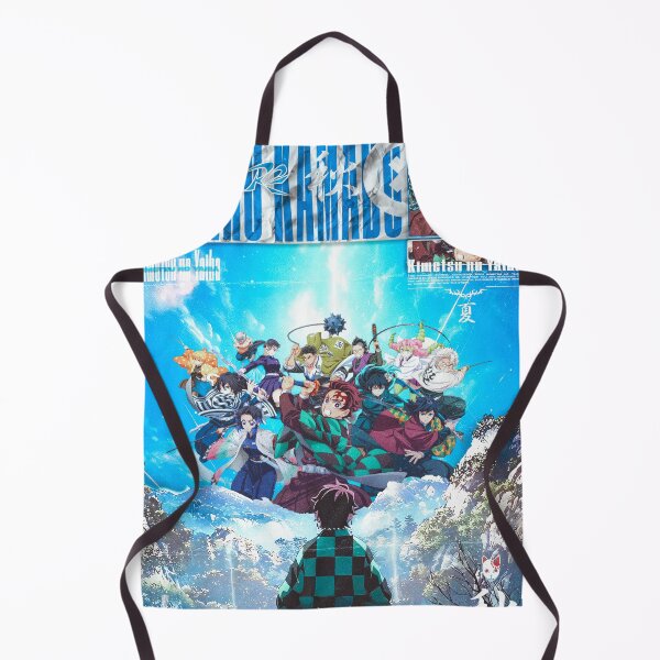 Item preview, Tanjiro Kamado - Demon Slayer Corps Blue Neon Graphic Art designed and sold by Shopunte.