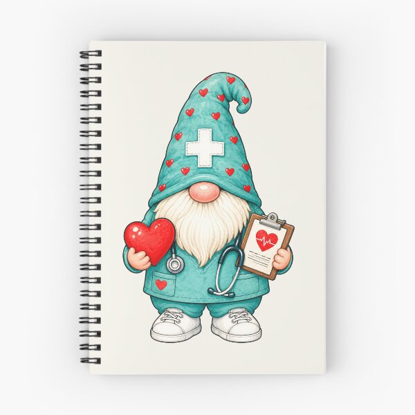 Item preview, Healthcare Gnome With Heart Care Vibes designed and sold by Victor Shadehorn.