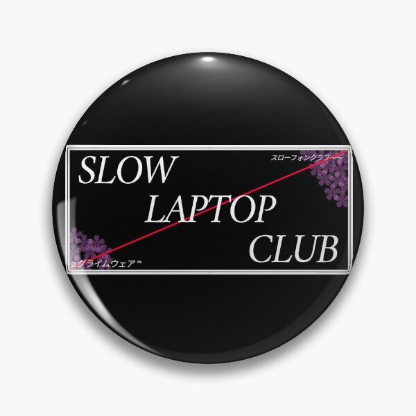 Item preview, Slow laptop club similar to car slapstickers jdm wobbg designed and sold by GrimeWear.