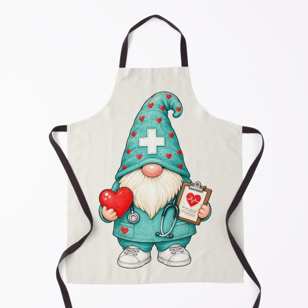 Item preview, Healthcare Gnome With Heart Care Vibes designed and sold by Victor Shadehorn.