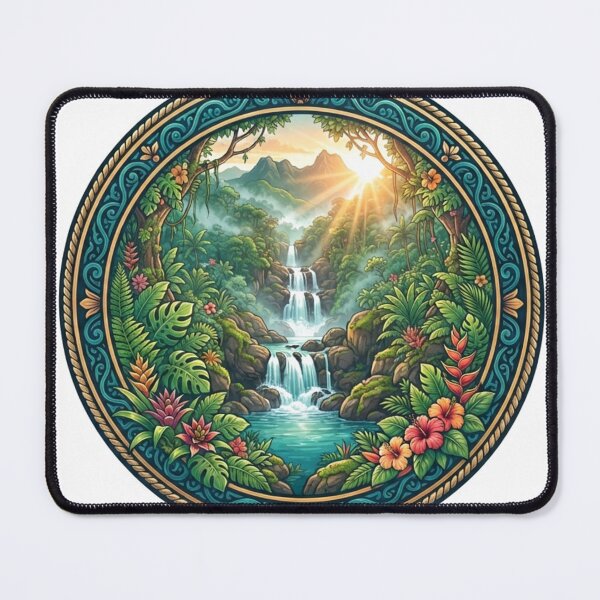 Item preview, El Yunque National Forest Puerto Rico Vintage Travel Badge designed and sold by Mathias Yakubu Design.