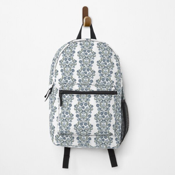 Item preview, Floral Folkway - Blue designed and sold by Tess Arden.