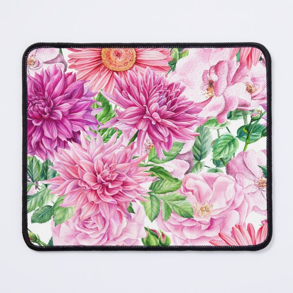 Item preview, Pink, Purple, and White Floral Pattern designed and sold by behappyandrelax.