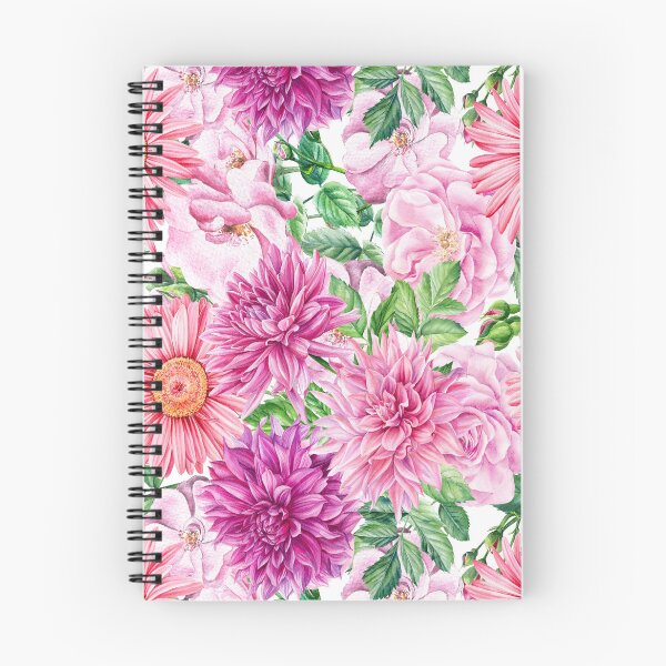 Item preview, Pink, Purple, and White Floral Pattern designed and sold by behappyandrelax.