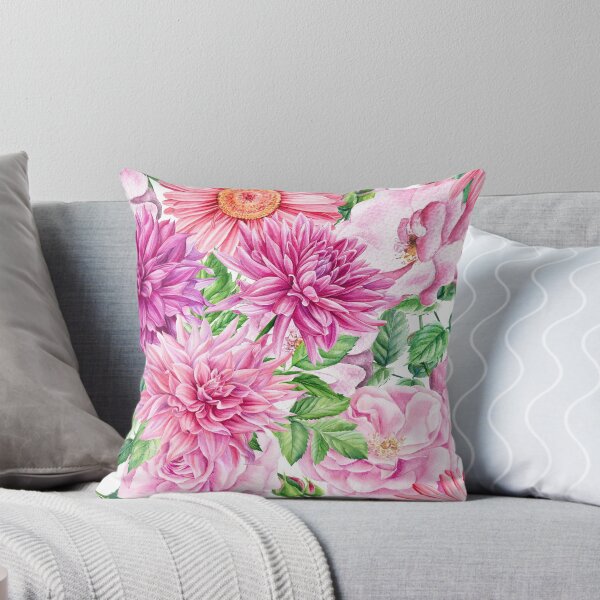 Item preview, Pink, Purple, and White Floral Pattern designed and sold by behappyandrelax.