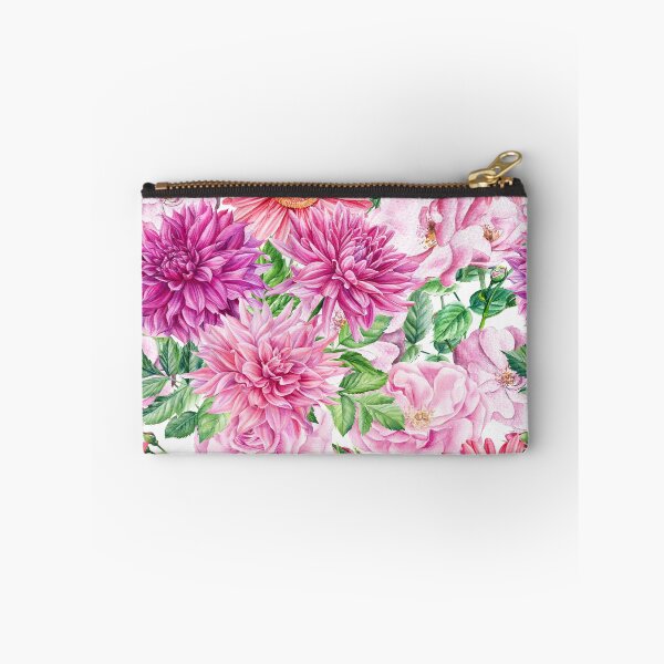 Item preview, Pink, Purple, and White Floral Pattern designed and sold by behappyandrelax.