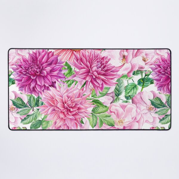 Item preview, Pink, Purple, and White Floral Pattern designed and sold by behappyandrelax.