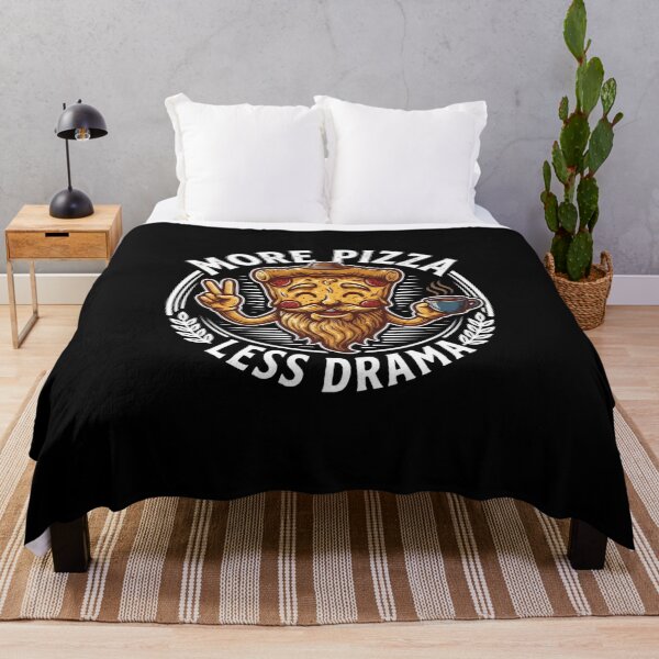 Item preview, More Pizza, Less Drama | Funny Pizza Lover Gift designed and sold by BrokenLabel.