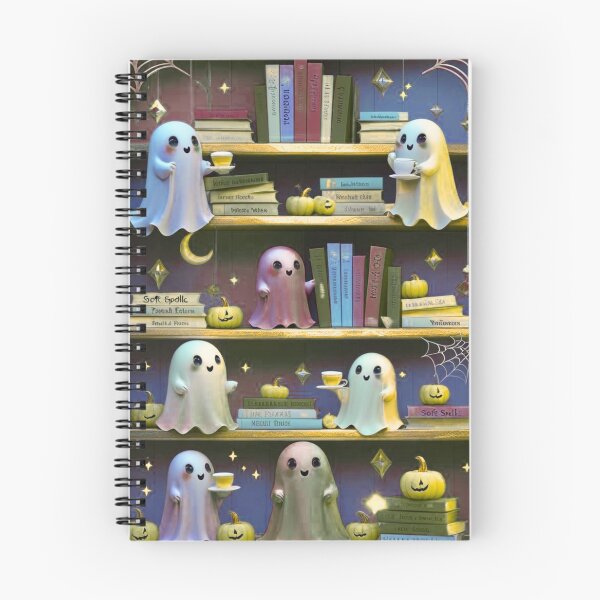 Item preview, Kawaii Ghosts Cozy Halloween Reading designed and sold by BriSher.