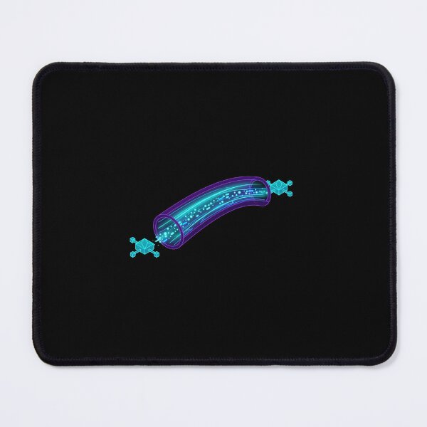Item preview, VPN Tunnel Data Flow - Neon Network Security Abstract Art designed and sold by Node & Switch.