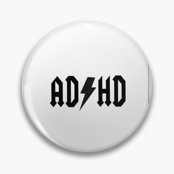 Item preview, ADHD Rock Band Style Lightning Bolt Typography designed and sold by Macias123.