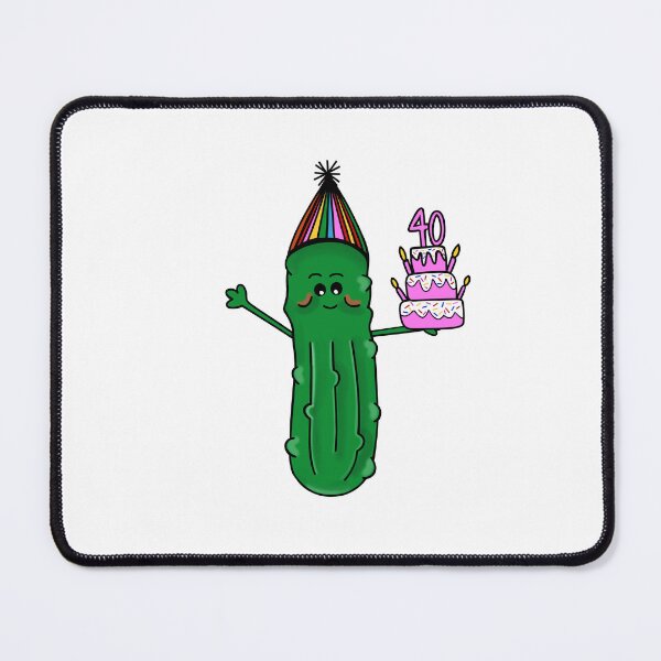 Item preview, 40th Birthday Cake Dill Pickle designed and sold by Sartoris Art.