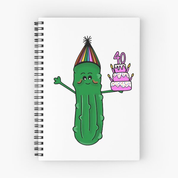 Item preview, 40th Birthday Cake Dill Pickle designed and sold by Sartoris Art.