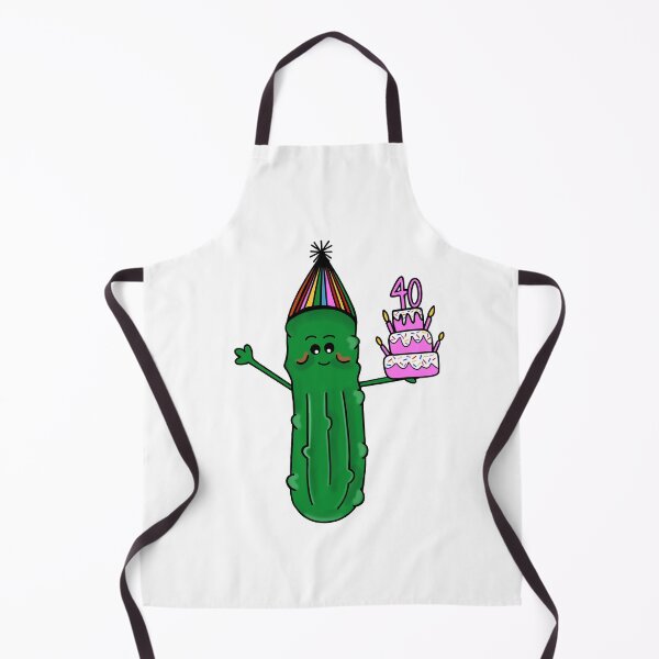 Item preview, 40th Birthday Cake Dill Pickle designed and sold by Sartoris Art.