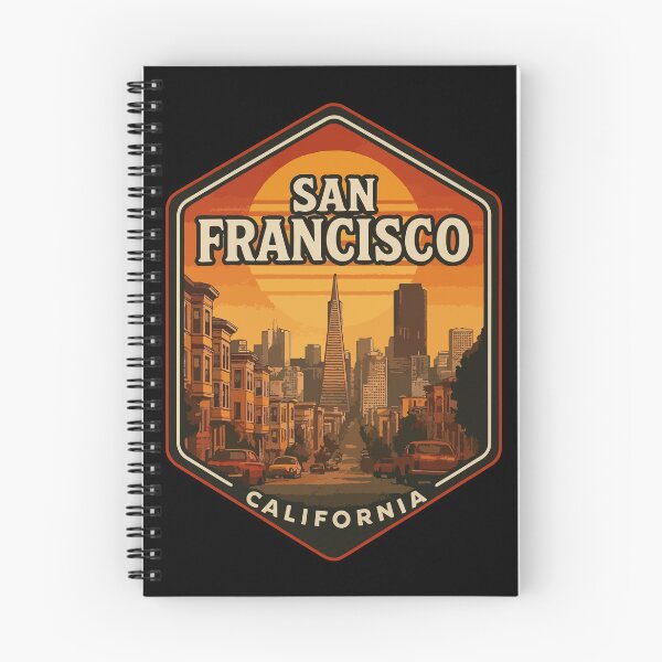 Item preview, San Francisco California USA Vintage Travel designed and sold by TomFrontierArt.